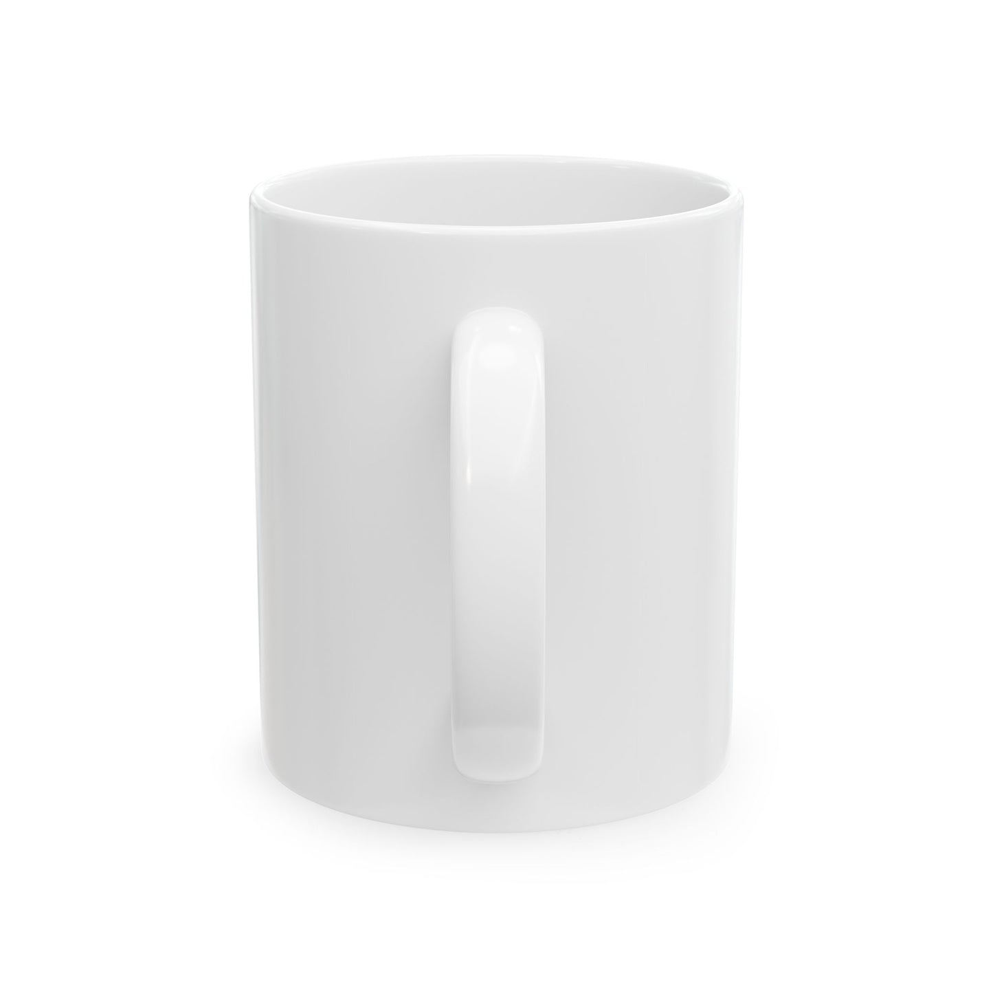 Ctrl + Alt + Hammer White Ceramic Mug, (11oz, 15oz)